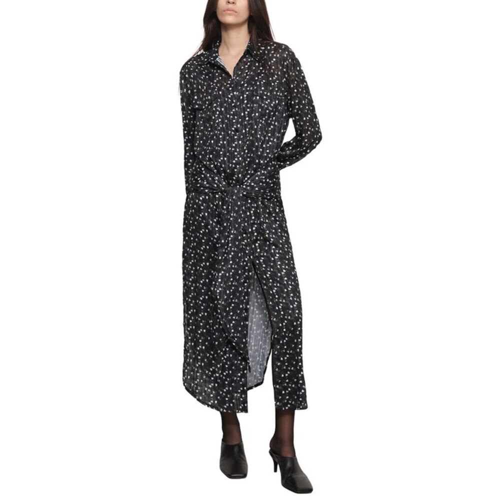 Sabina Musayev Womens  Jura Midi Dress, Black